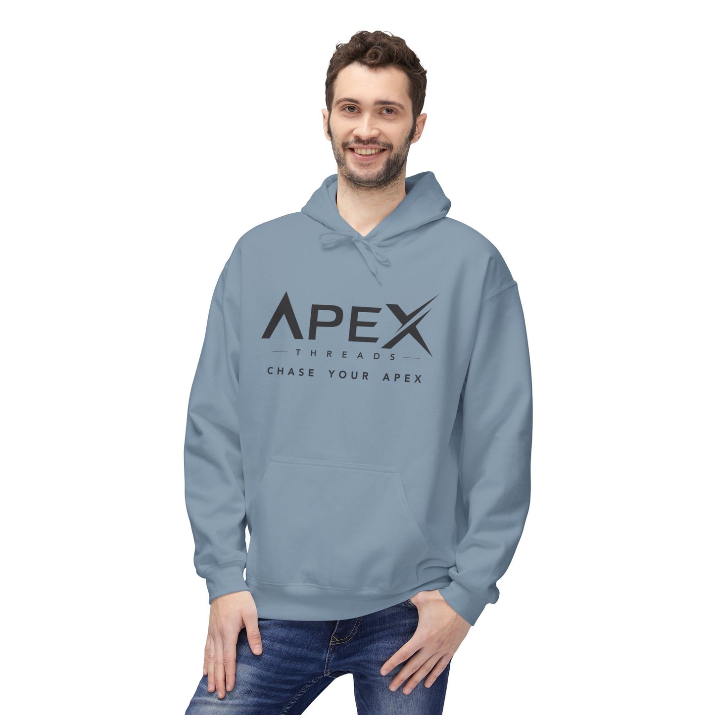 CHASE YOUR APEX. Unisex Midweight Softstyle Fleece Hoodie (5 color options)