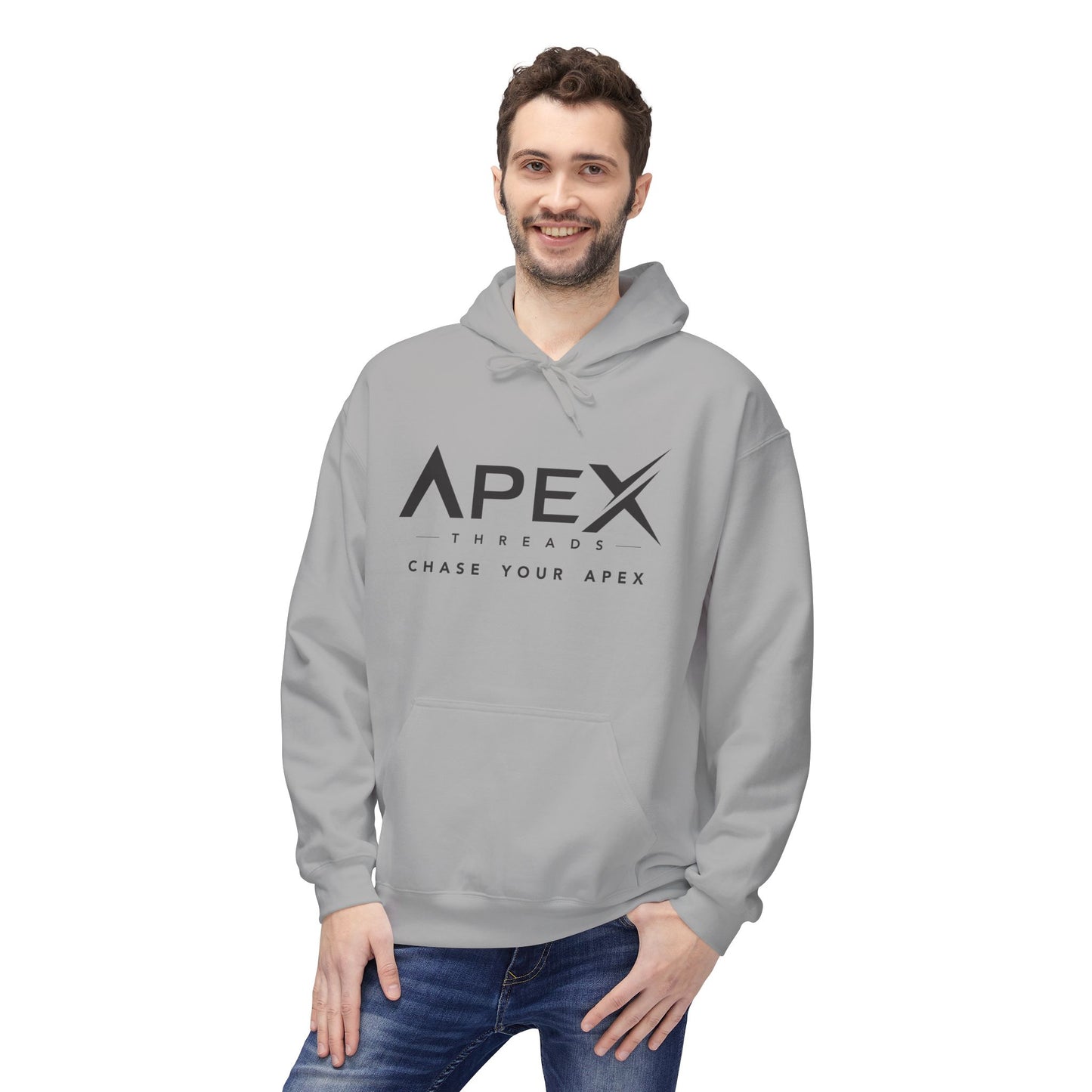 CHASE YOUR APEX. Unisex Midweight Softstyle Fleece Hoodie (5 color options)